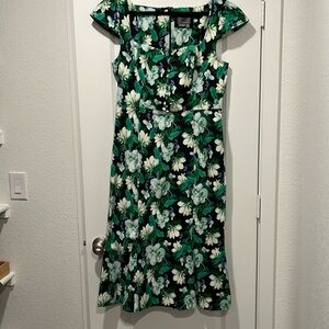 ANTHROPOLOGIE Cecily Fit & Flare Sweetheart Dress- L